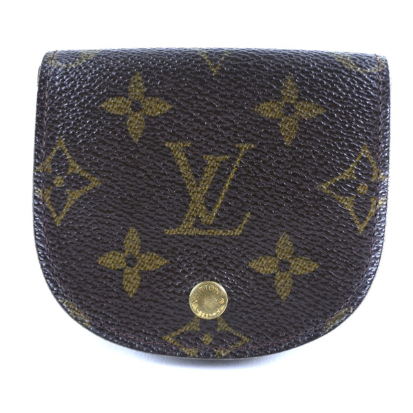 [LOUIS VUITTON] Louis Vuitton Porto Monone Guse M61970 Coin case monogram canvas tea CT0011 engraved unisex coin case