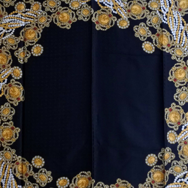 CHANEL] Chanel scarf Silk Black/Yellow Ladies Scarf A rank – KYOTO