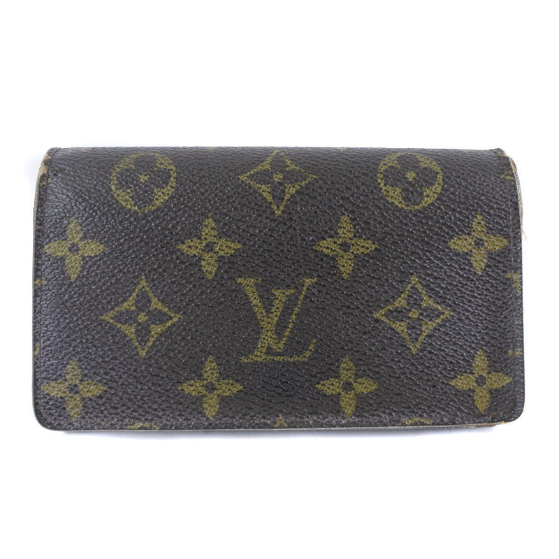 Louis Vuitton Monogram Brown Canvas Tresor Wallet Coin Purse Cloth