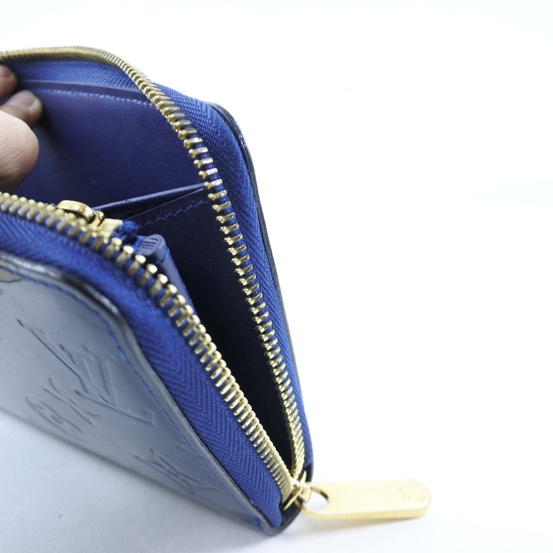 Louis Vuitton men's wallet dark blue empriente leather monogram