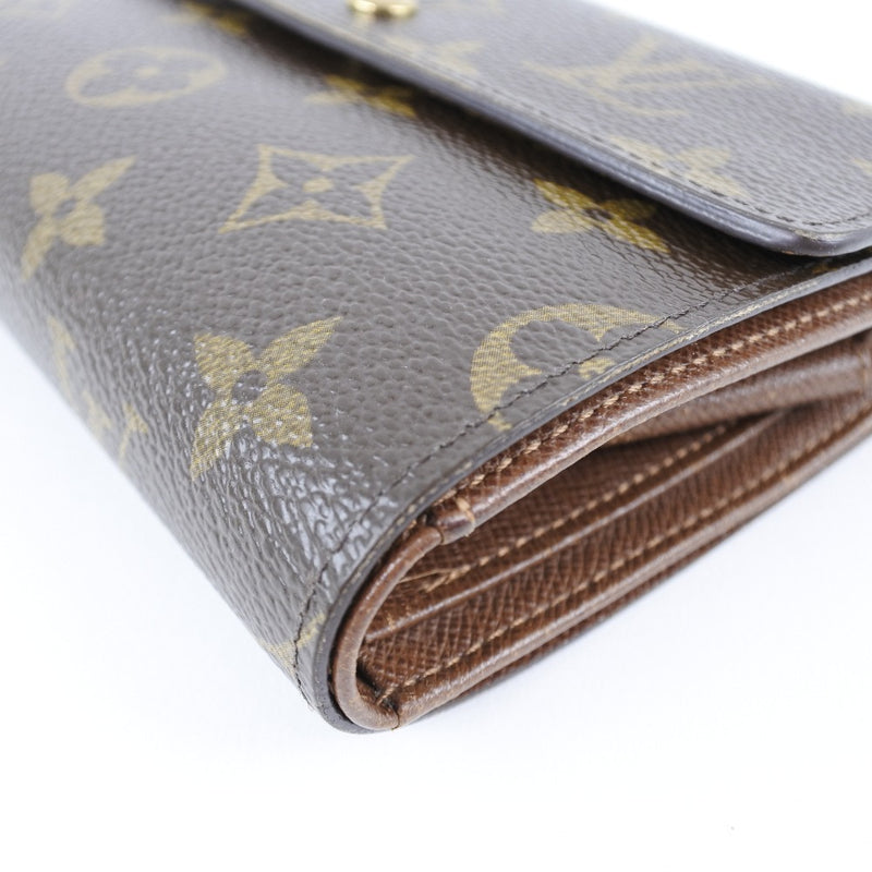 [Louis Vuitton] Louis Vuitton Porte Trezool Etu Pie M61202 Bi -Fold 지갑 모노그램 Tea SP0075 스탬프 유니에 렉스 Bi- 폴드 지갑