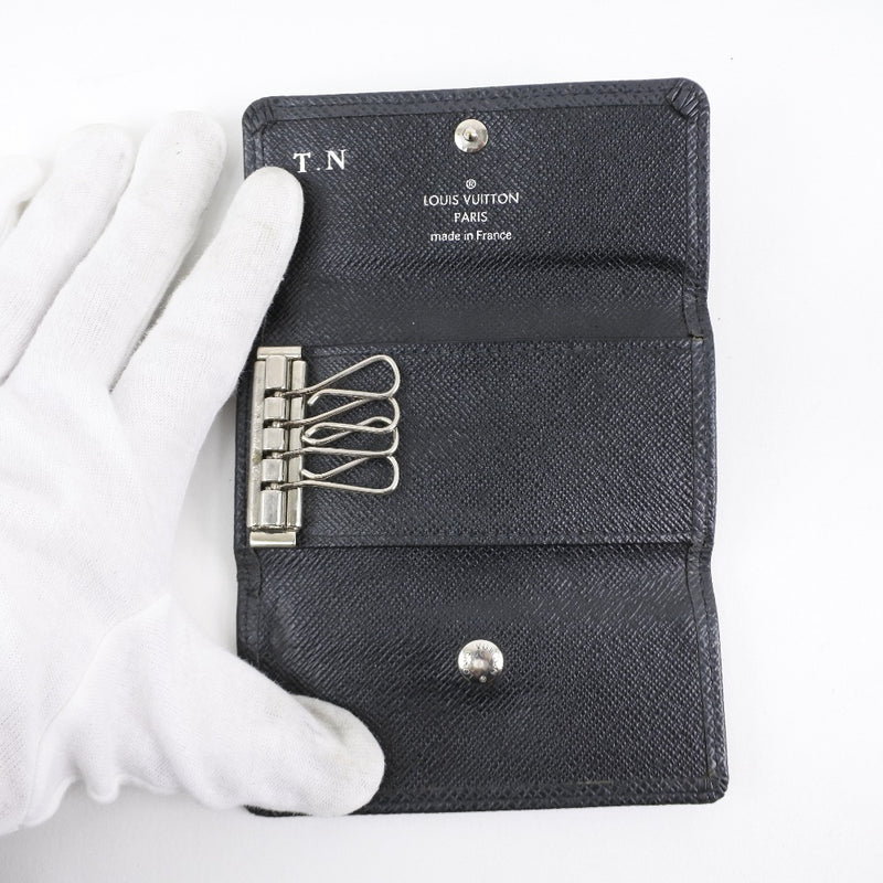 [Louis Vuitton] Louis Vuitton Multicre 4 M30522 주요 케이스 Tiga Aldoise Black CT4103 새겨진 남성용 키 케이스