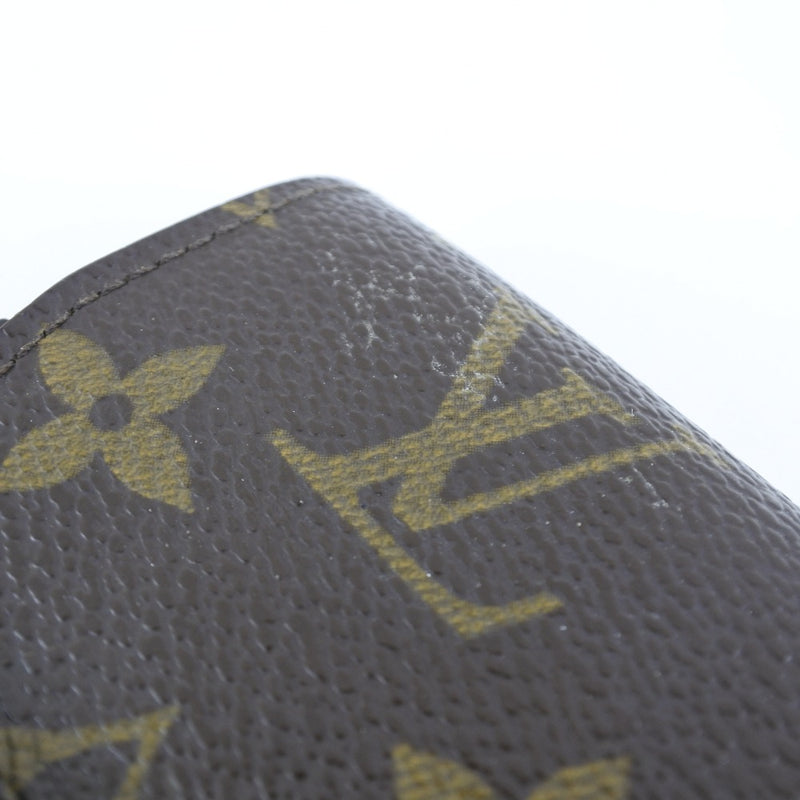 [Louis Vuitton] Louis Vuitton Etui香烟烟盒M63024袋字符帆布茶CT0022刻有刻