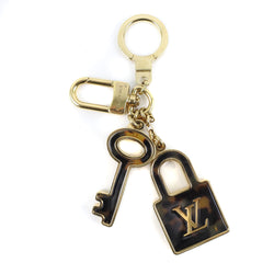 [Louis Vuitton] Louis Vuitton Portcre Confidance Keychain M65088 Charm Gold Plating Brown OB0173 장려 된 숙녀 Charm A 순위