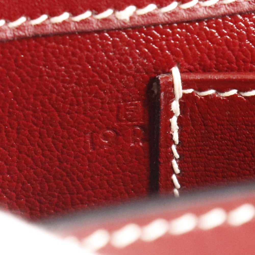 HERMES】エルメス クラケット カーフ ボルドー □F刻印 レディース  