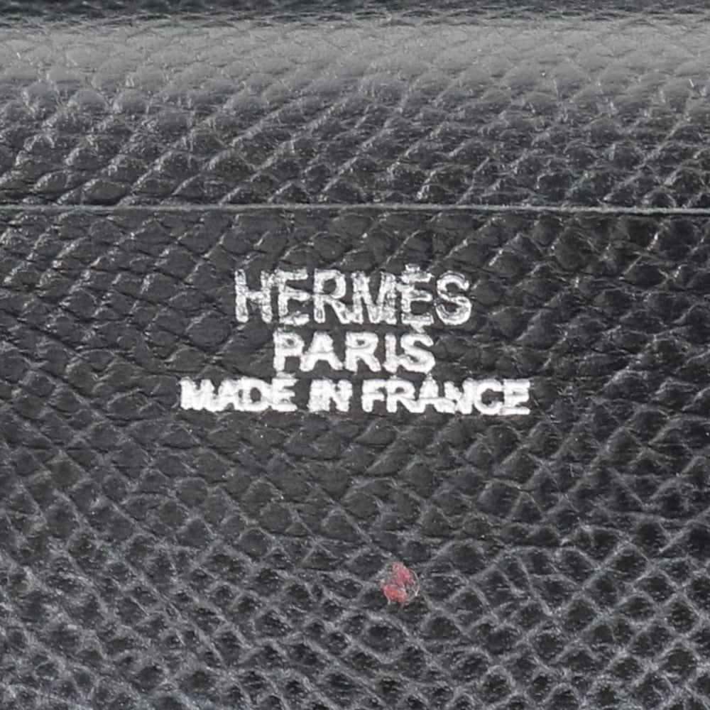 HERMES】エルメス ベアンスフレ ヴォーエプソン 黒 □J刻印 ユニ