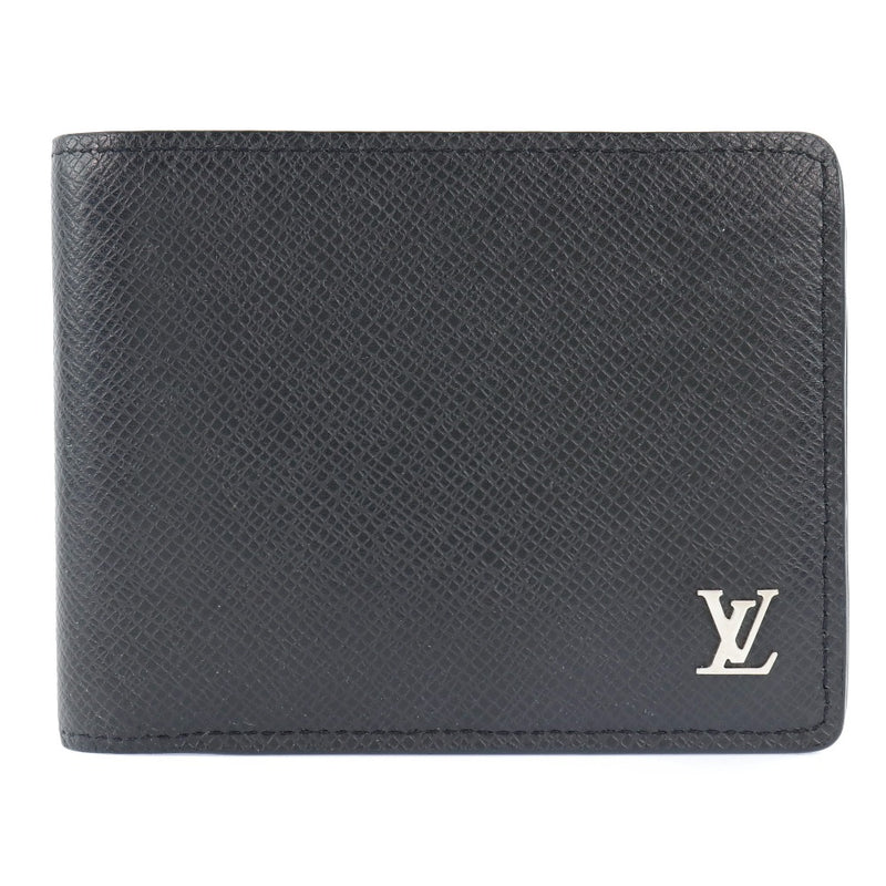 [LOUIS VUITTON] Louis Vuitton Portofoille Multiple M30295 Tiganowar Black RA2189 Falling Men's Bi-fold Wallet A-Rank