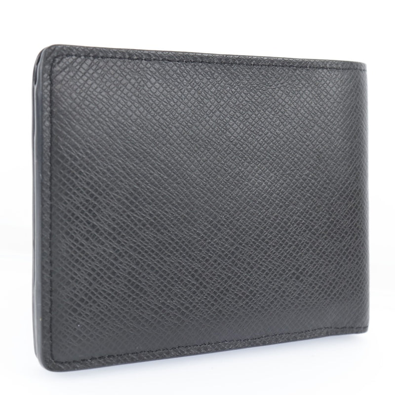 [LOUIS VUITTON] Louis Vuitton Portofoille Multiple M30295 Tiganowar Black RA2189 Falling Men's Bi-fold Wallet A-Rank