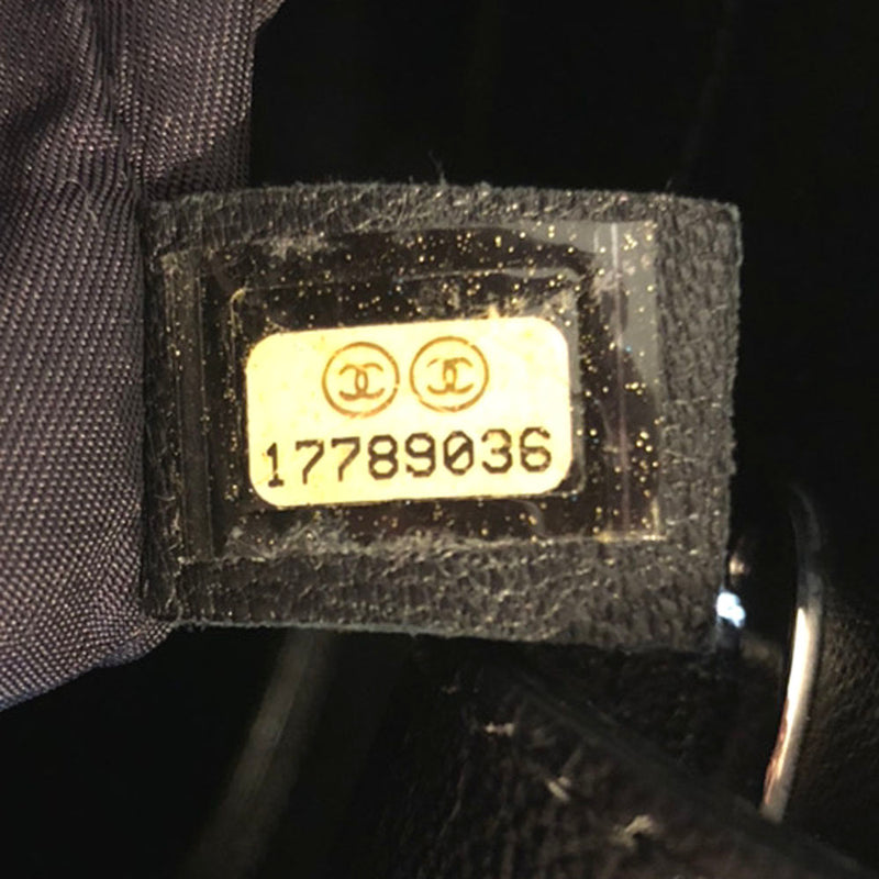 [CHANEL] Chanel Paribialitz GM A34210 PVC x Calf Black Ladies Tote Bag A Rank
