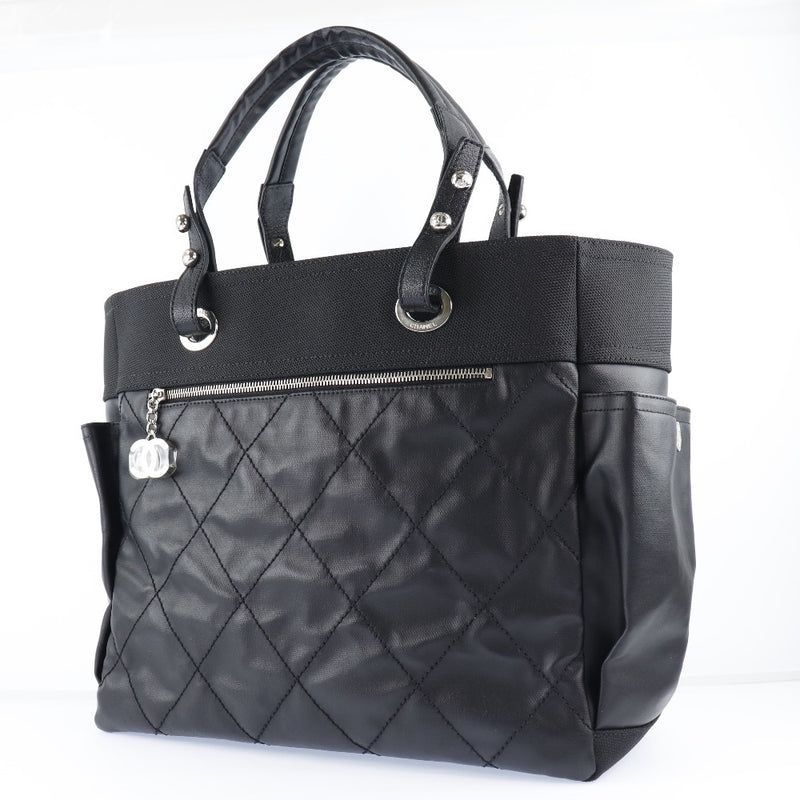 [Chanel] Chanel Paribialitz GM A34210 PVC x Calf Black Ladies Bag a Rank