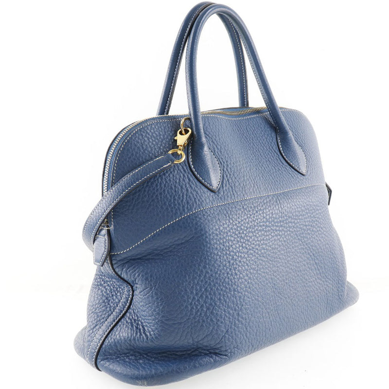 [Hermes] Hermes Bodio 35 Togo Blue Ladies Handbag