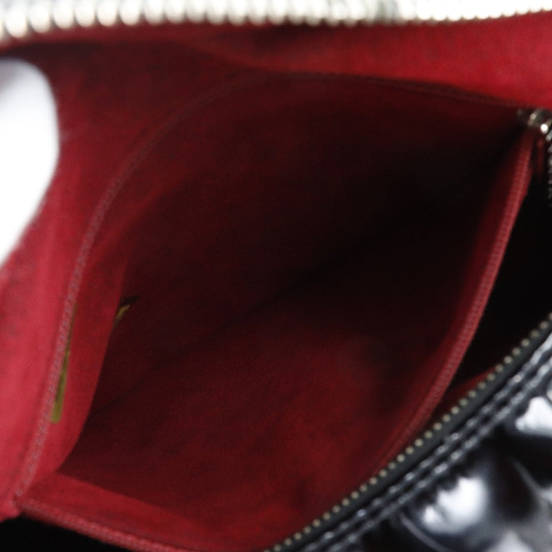【CHANEL】シャネル
 ミニボストン チョコバー ココマーク A19270 エナメル 黒 レディース ハンドバッグ