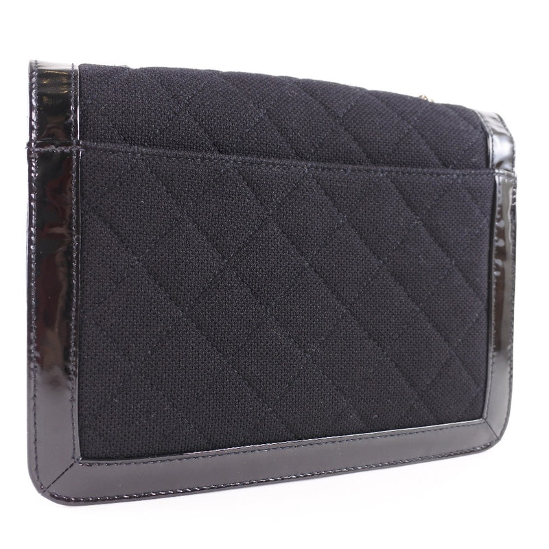 CHANEL】シャネル チェーンショルダー マトラッセ ロゴ キャンバス