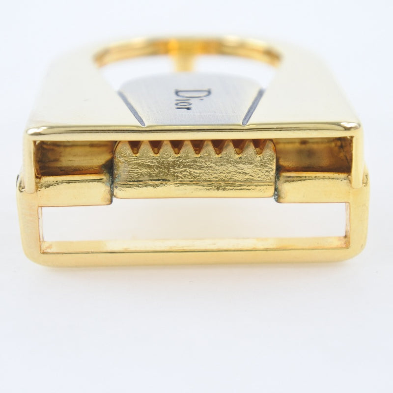 [DIOR] Christian Dior Buckle Gold Plating Gold Unisex Belt A-Rank