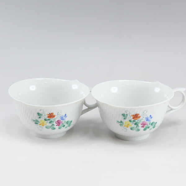 [Meissen] Meissen Sweet Cup & Saucer × 2 68a087/29633 _ Tableware S Rank