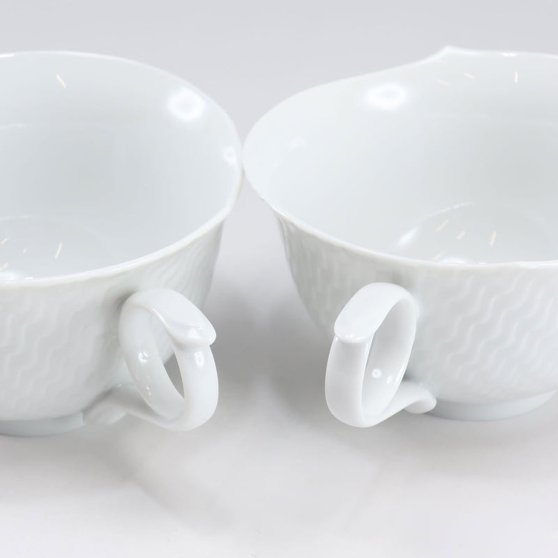 [Meissen] Meissen Sweet Cup & Saucer × 2 68A087/29633 _ Cabeza de vajilla S Rank