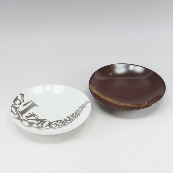[Franck Muller] Frank Muller novelty Goods Small Plate/Plate x 2 Tableware Porcelain_ Tableware S Rank