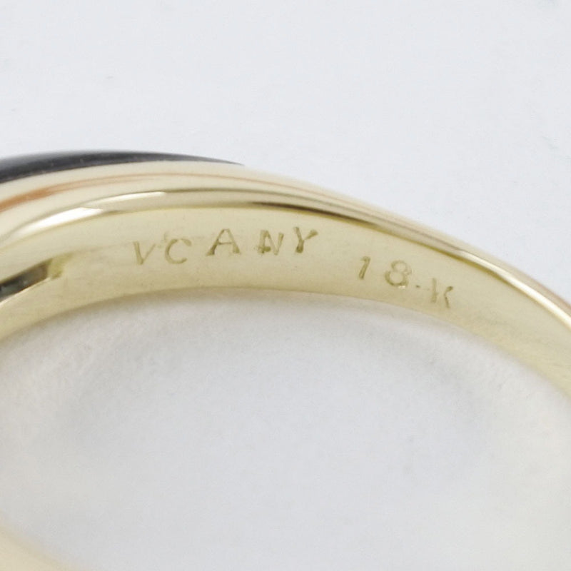 [Van Cleef & Arpels] Van Cleef & Arpel Philippine Ring / Ring K18 옐로우 골드 X Onyx X Diamond No. 10 레이디 링 / 링 SA 랭크