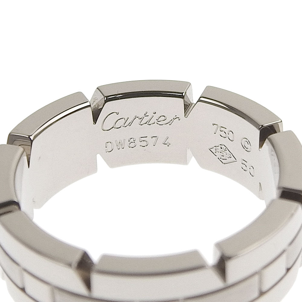 CARTIER】カルティエ タンクフランセーズ K18ホワイトゴールド 10号