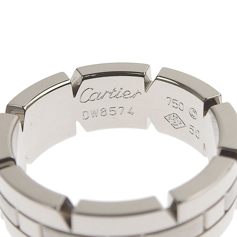 [Cartier] Cartier Tank Francise K18 White Gold No. 10 Ladies Ring / Ring SA Rank