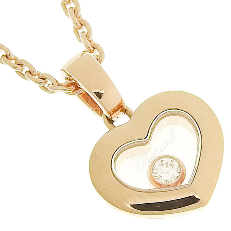 [Chopard] Chopard Happy Diamond 79a054 목걸이 K18 Pink Gold X Diamond Ladies Necklace SA Rank
