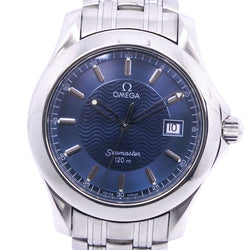 【OMEGA】オメガ
 シーマスター120M 2511.81 腕時計
 ステンレススチール クオーツ アナログ表示 メンズ ネイビー文字盤 腕時計