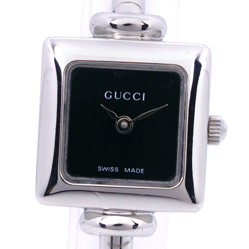 [Gucci] Gucci 1900L不锈钢石英模拟女士黑色表盘a级