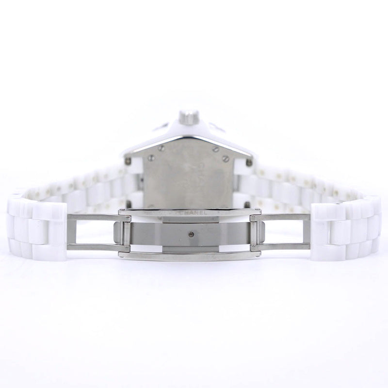 CHANEL] Chanel J12 12P Diamond H1628 White Ceramic Quartz Analog Display  Ladies White Dial Dial Watch A rank – KYOTO NISHIKINO