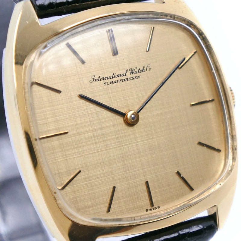 [IWC]国际手表公司Cal.423不锈钢X金色镀金男子 - 滚动模拟显示男士金表盘