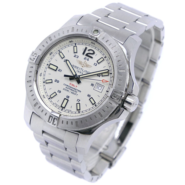[BREITLING] Breitling Colt A1738811/G791 Stainless Steel Automatic Men's White Dial Dial Watch