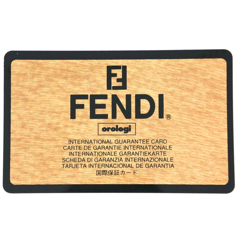 FENDI】フェンディ 1600G ステンレススチール クオーツ アナログ表示