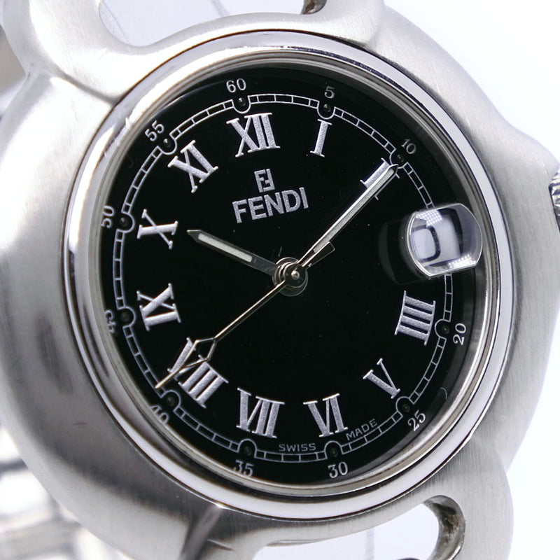 FENDI】フェンディ 1600G ステンレススチール クオーツ アナログ表示 レディース 黒文字盤 腕時計 A-ランク – KYOTO  NISHIKINO
