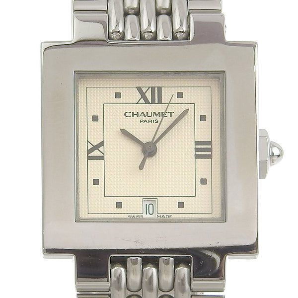 【Chaumet】ショーメ
 スティル ドゥ ショーメ ステンレススチール クオーツ アナログ表示 メンズ 白文字盤 腕時計