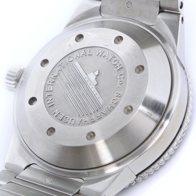 【IWC】インターナショナルウォッチカンパニー
 シャフゼン GSTアクアタイマー IW353602 ステンレススチール 自動巻き アナログ表示 メンズ 黒文字盤 腕時計
A-ランク