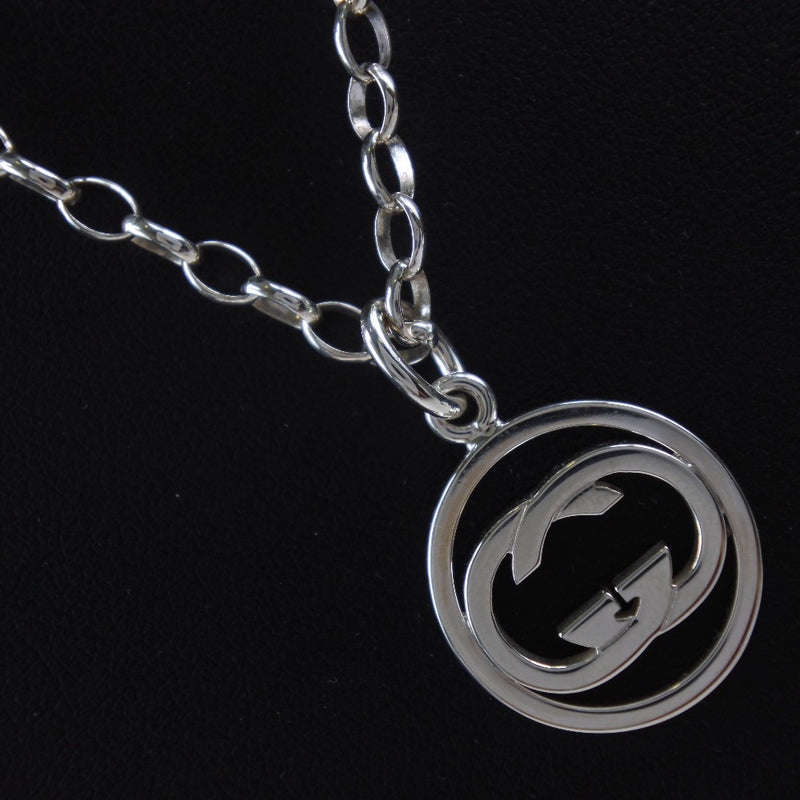 [GUCCI] Gucci Interlocking G Silver 925 Silver Unisex Necklace A+Rank