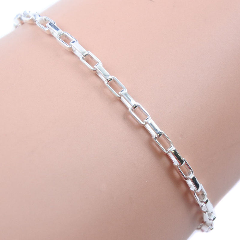 [GUCCI] Gucci Chain Silver 925 Silver Unisex Bracelet A+Rank