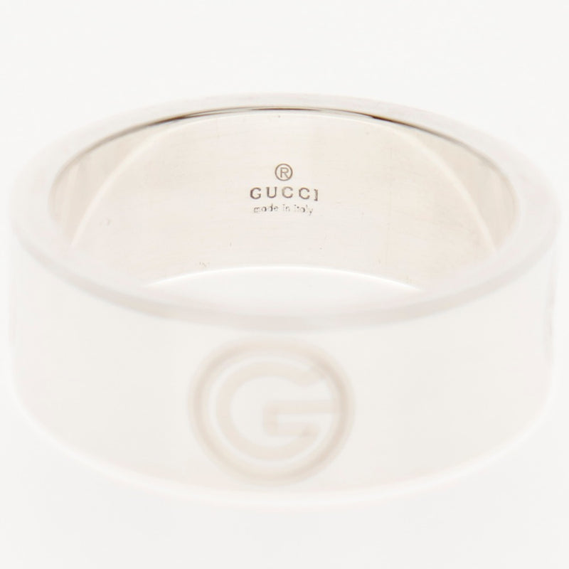 [gucci] gucci g徽标戒指 /环925银男子戒指 /戒指a+等级