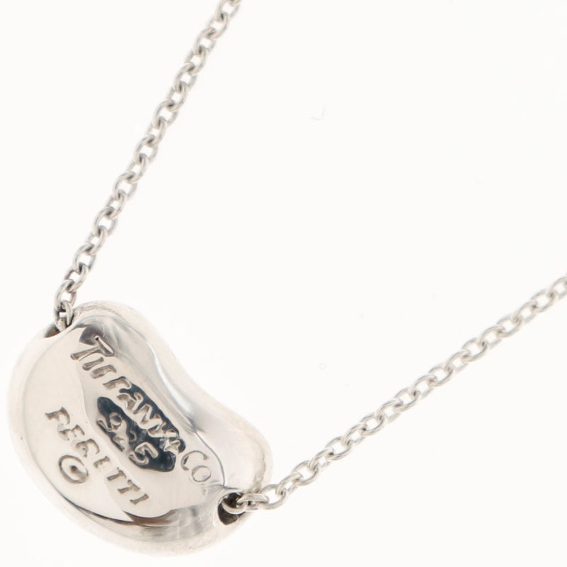 [TIFFANY & CO.] Tiffany Bean Necklace Silver 925 Silver Ladies Necklace A+Rank