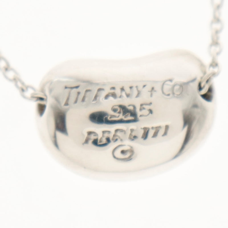 [Tiffany＆Co。] Tiffany Bean Nesclace Silver 925 Silver Ladies项链A+等级