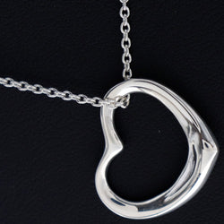 [TIFFANY & CO.] Tiffany Open Heart El Saperti Necklace Silver 925 Silver Ladies Necklace A+Rank