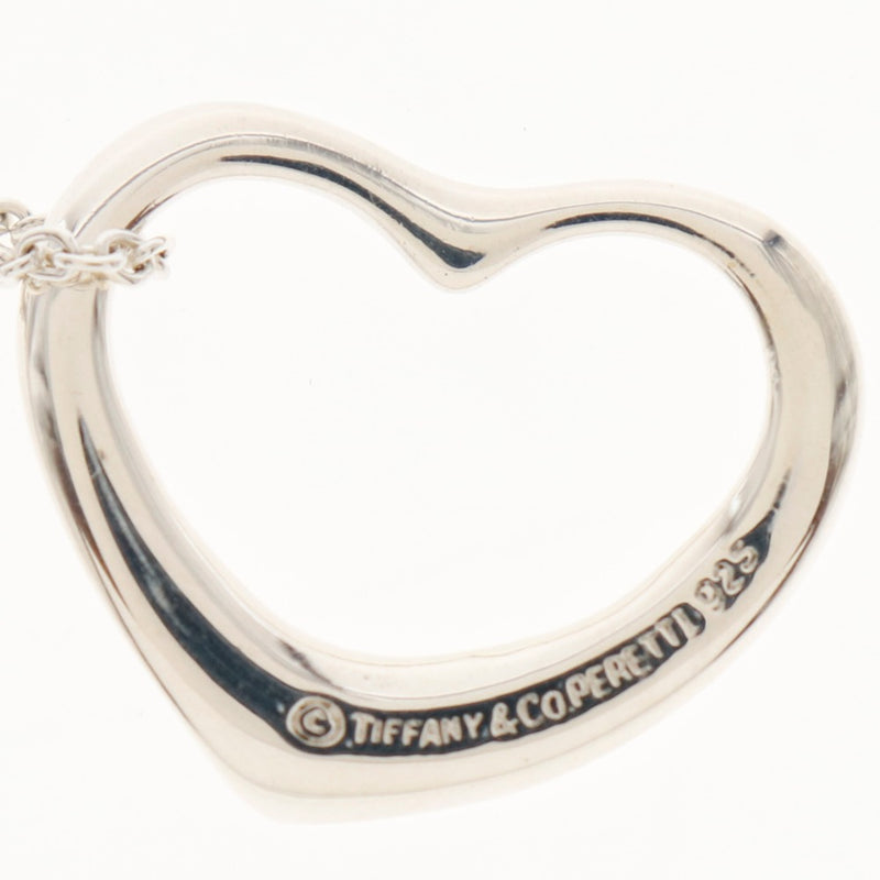 [TIFFANY & CO.] Tiffany Open Heart El Saperti Necklace Silver 925 Silver Ladies Necklace A+Rank