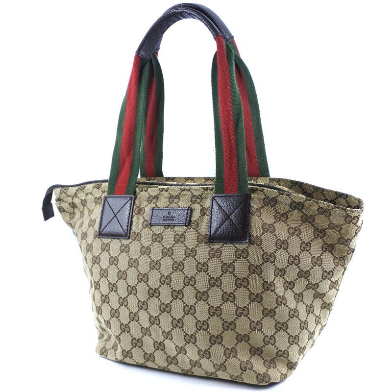 [Gucci] Gucci手提袋回来131230手提袋GG帆布茶女士手提袋