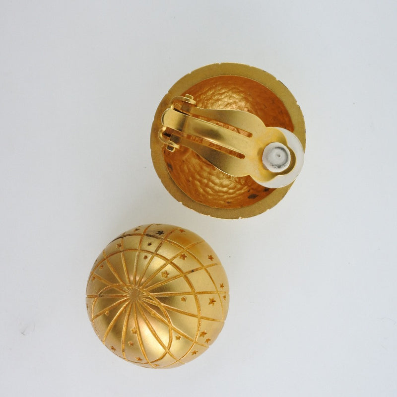 [HERMES] Hermes earrings gold plating gold ladies earrings A rank