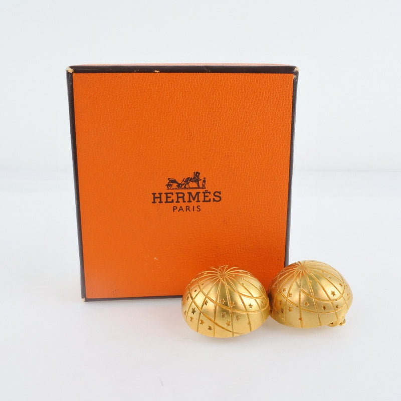 [Hermes] Hermes Earrings Gold Plating Gold Ladies Earrings A Rank