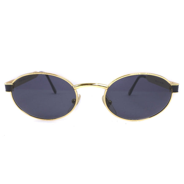 [Versace]范思哲太阳镜塑料黑色/金色太阳镜A级
