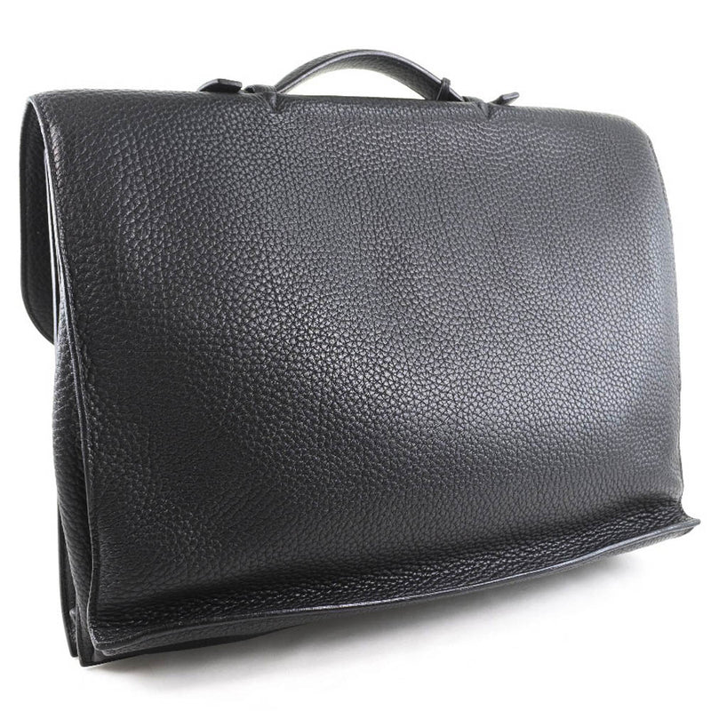 [Hermes] Hermes Sack Adepesh 38 비즈니스 가방 Togo Black □ H-graved Men 's Business Bag A-Rank