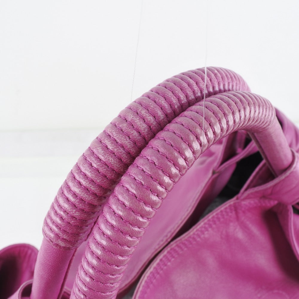 ロエベ  ハンドバッグ ピンク  LOEWE ナッパアイレ LOEWE】ロエベ ナッパアイレ ハンドバッグ ラムスキン ピンク