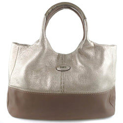 [TOD] TODS TODS BOLD BAND Gold Ladies Handbag A-Rank