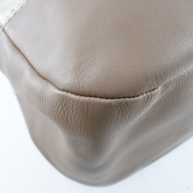 [TOD] TODS TODS BOLD BAND Gold Ladies Handbag A-Rank