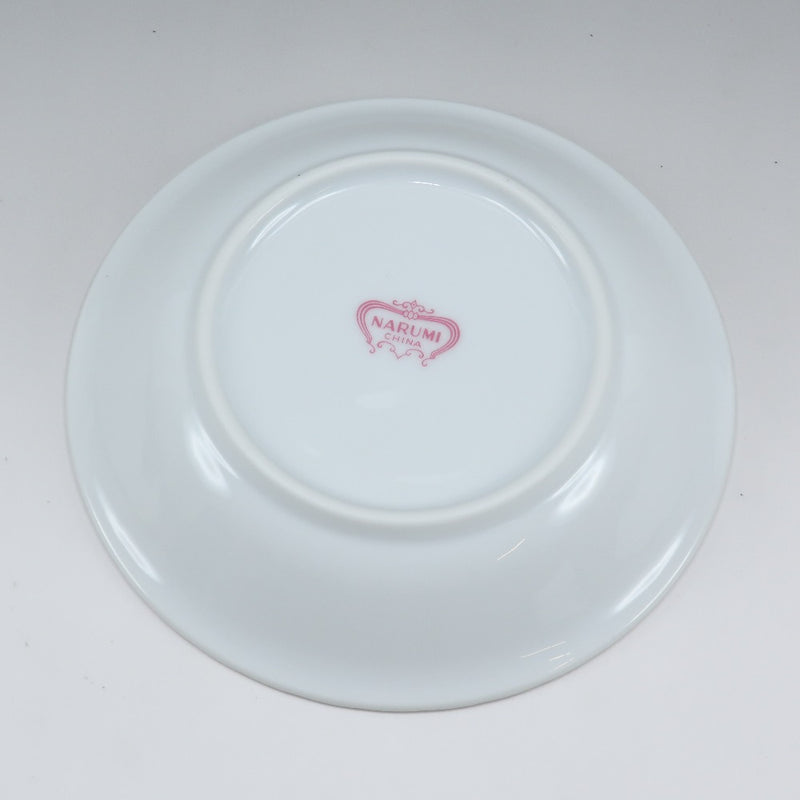 [Narumi] Narumi Flower Pattern Set Taiga Plate & Deep Power & 5 Porcelana _ Cabeza de vajilla S Rank